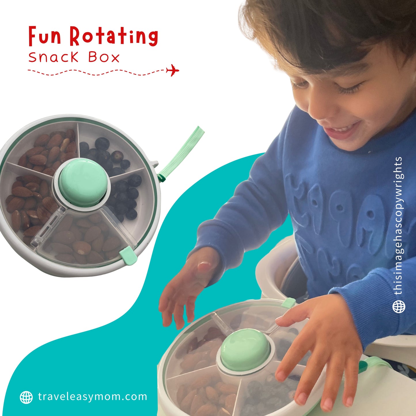 Fun Rotating Snack Box