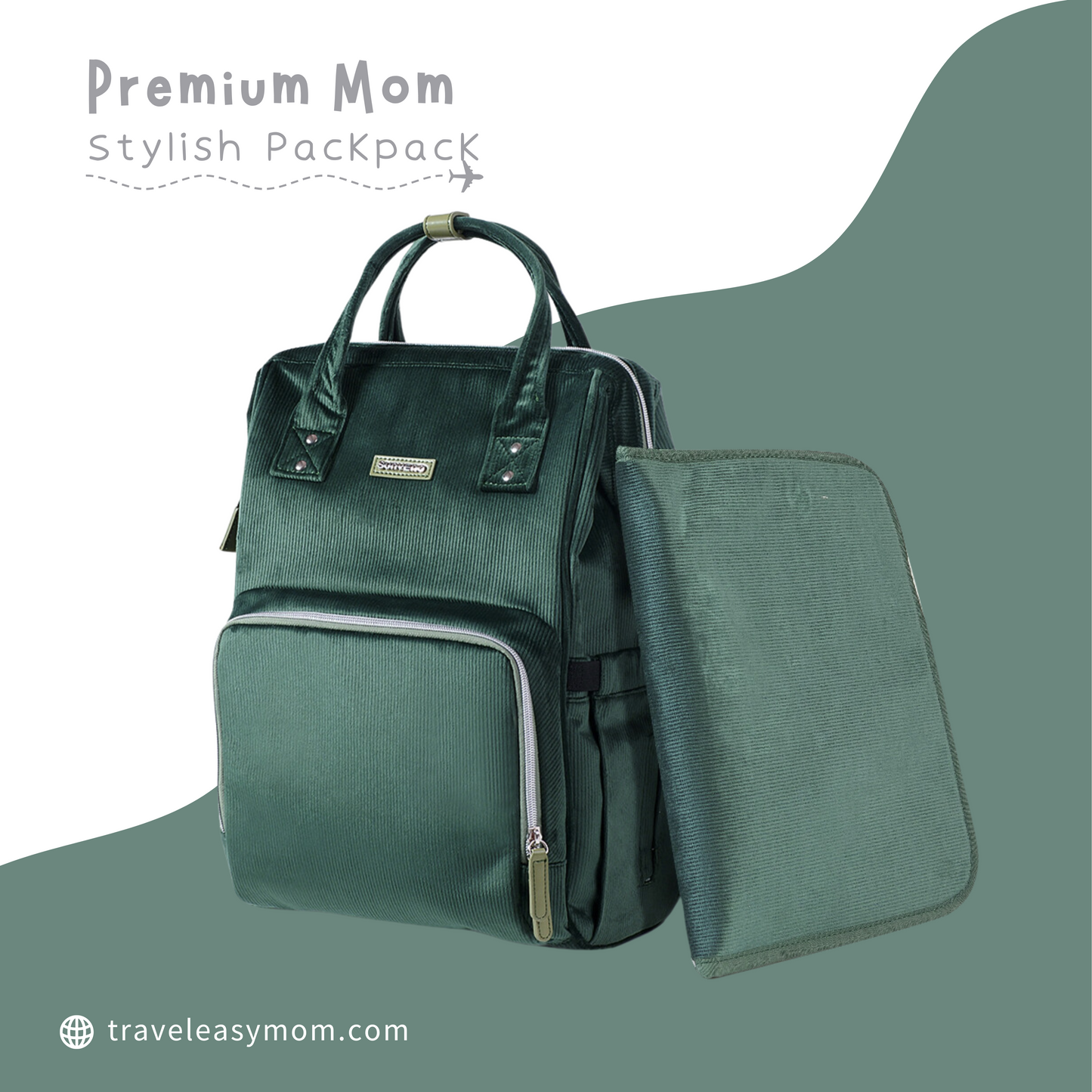 Premium Mom Stylish Backpack (nappy bag)