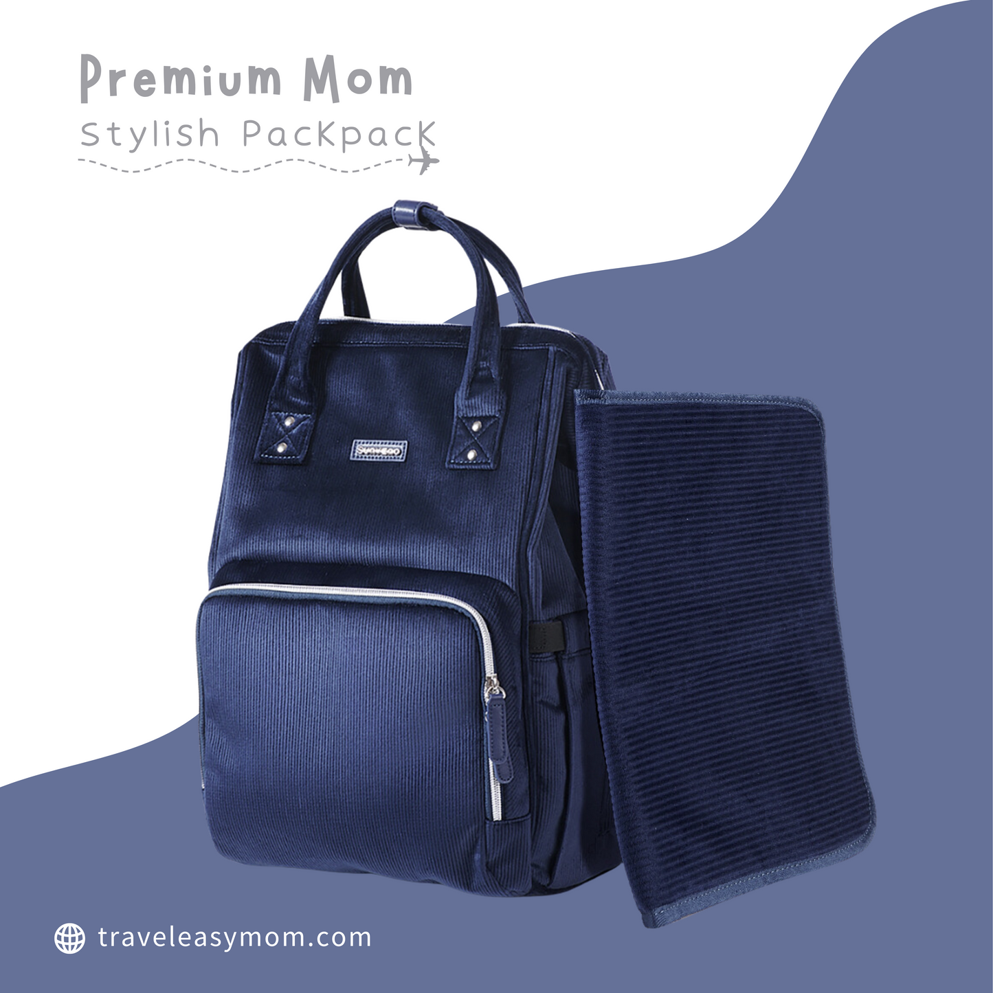 Premium Mom Stylish Backpack (nappy bag)