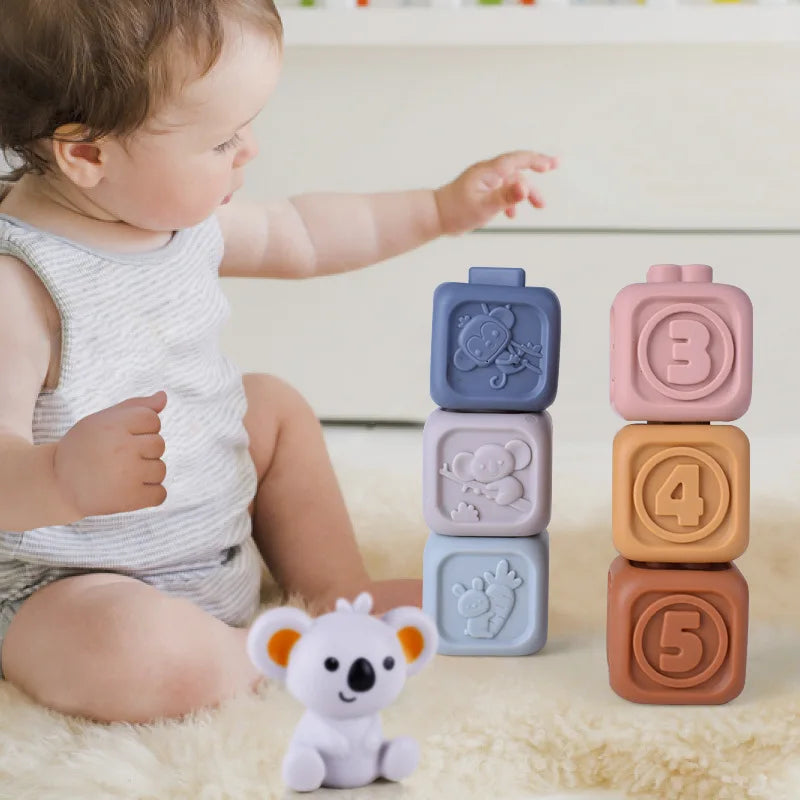 Silicone Building Blocks Set