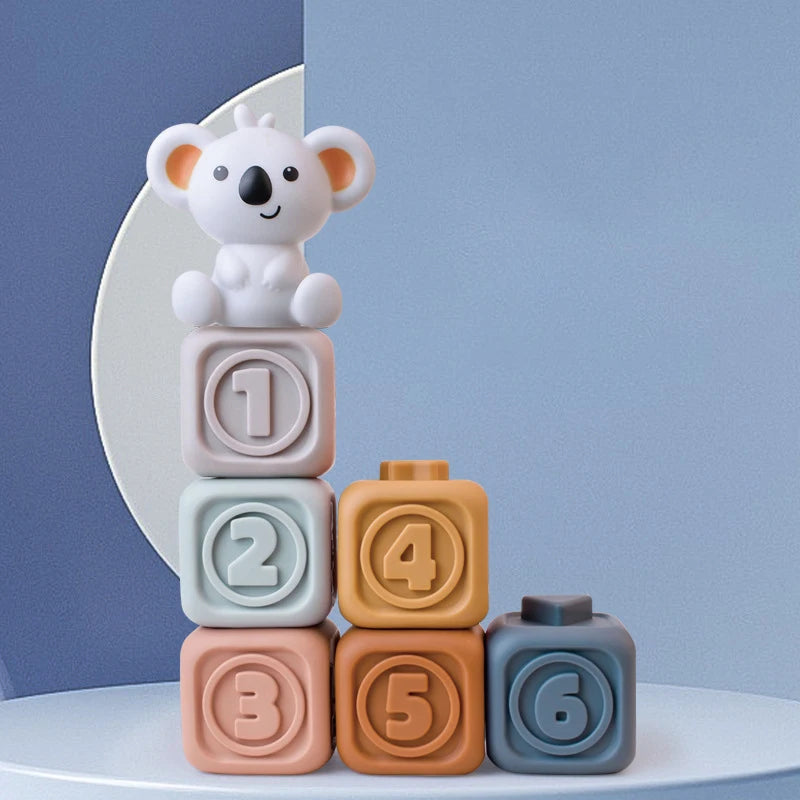 Silicone Building Blocks Set