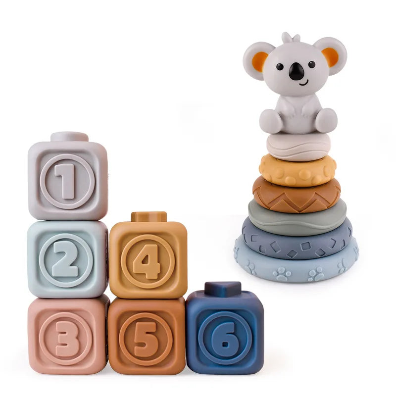 Silicone Building Blocks Set