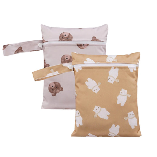 Nappy or Wet Bag 18x 25cm- Set of 2