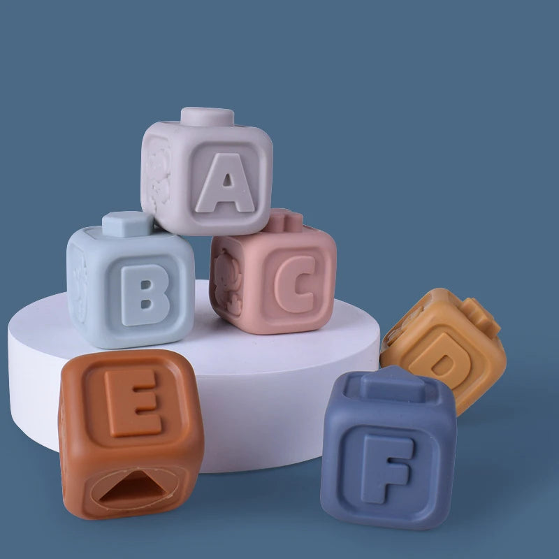 Silicone Building Blocks Set