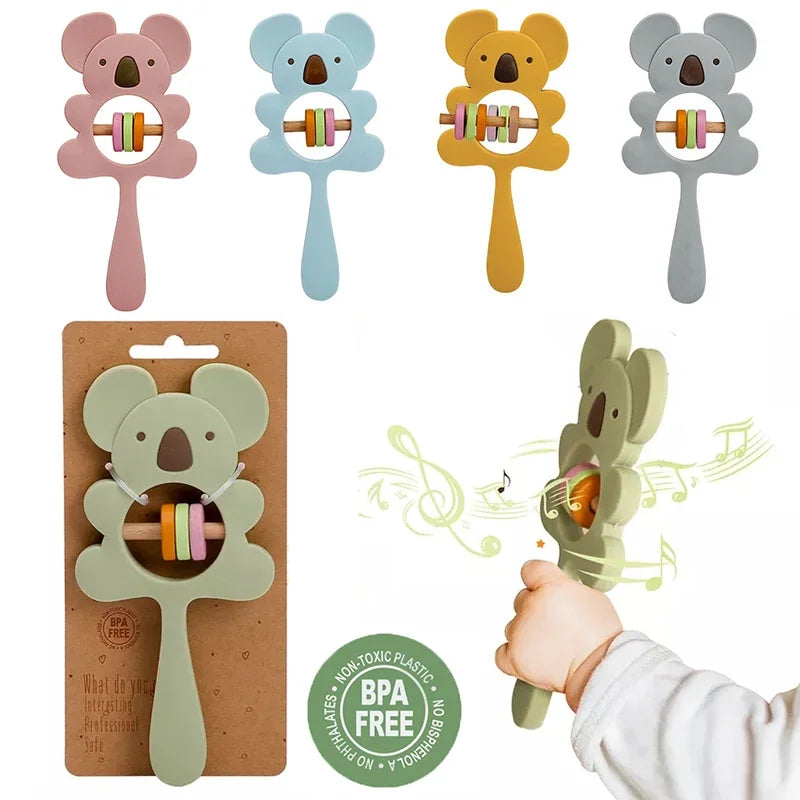 Koala Rattles BPA Free / Infant Chewable Baby Toys