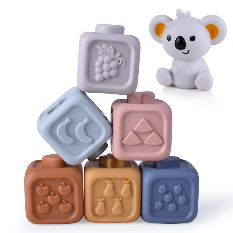 Silicone Building Blocks Set